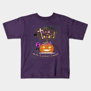 Halloween Delights: 'Trick or Treat' Tee Kids T-Shirt